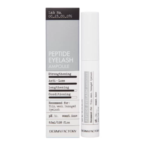 Derma Factory Сыворотка ампульная для роста ресниц с пептидами - Peptide eyelash ampoule, 8.5мл