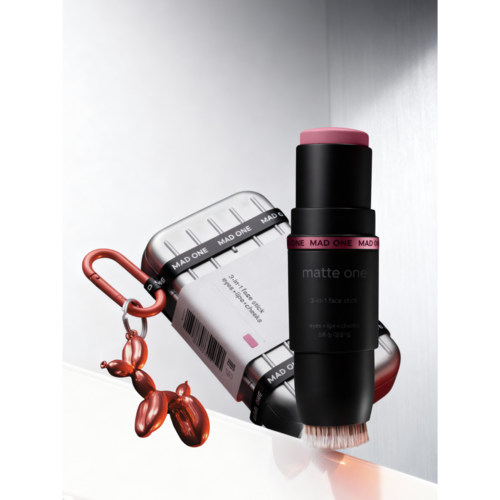 MAD ONE Мультифункциональный стик для лица - 3-in-1 face stick eyes + lips + cheeks, dusty rose, 33г