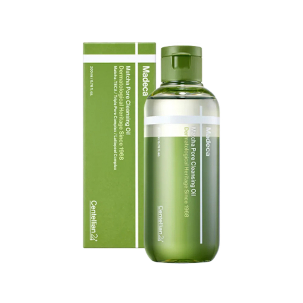 Centellian24 Масло гидрофильное глубоко очищающее - Madeca matcha pore cleansing oil, 200 мл